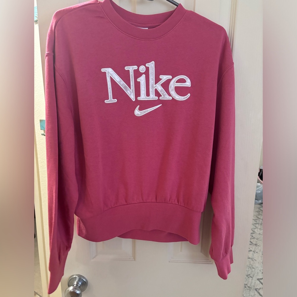 Nike pink sweatshirt